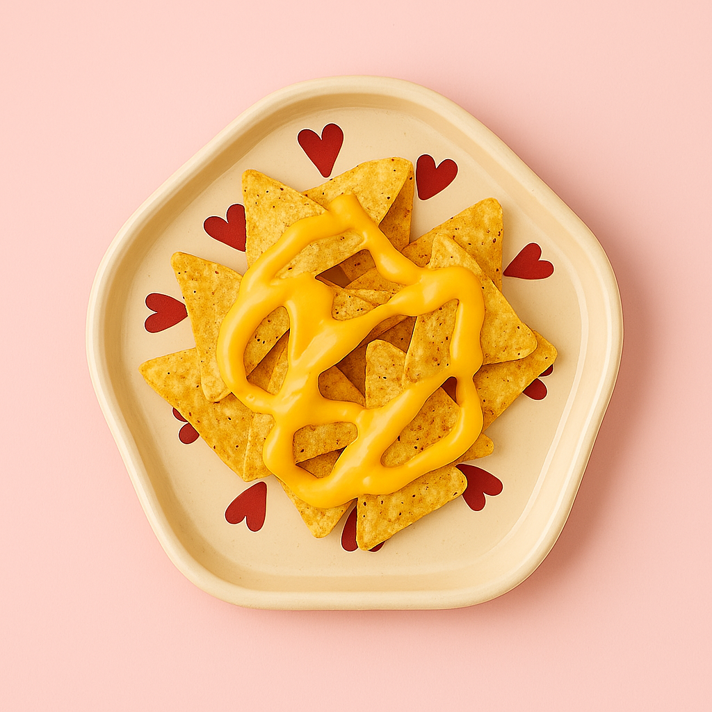 Heart Dot Ceramic Tray – Love-Inspired Serveware