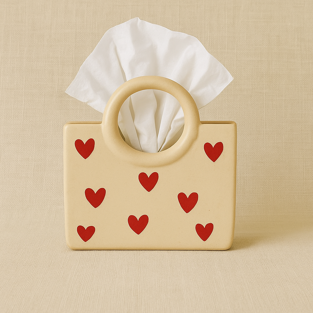 Charming handbag-shaped ceramic