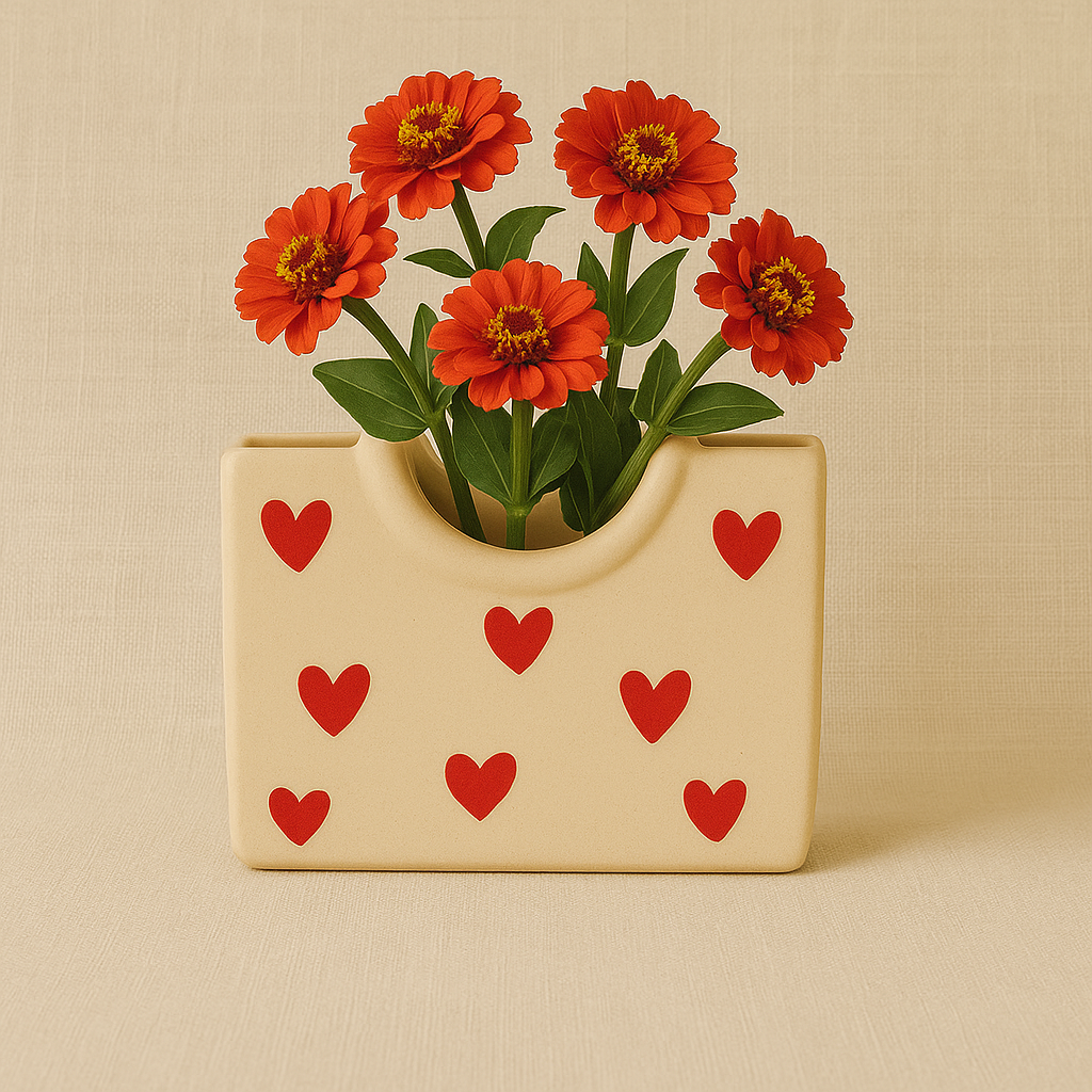 Charming handbag-shaped ceramic