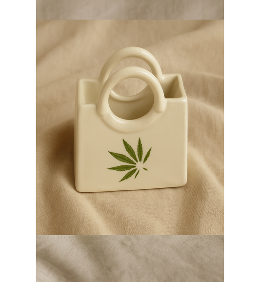 Botanic Bag-Shaped Ceramic